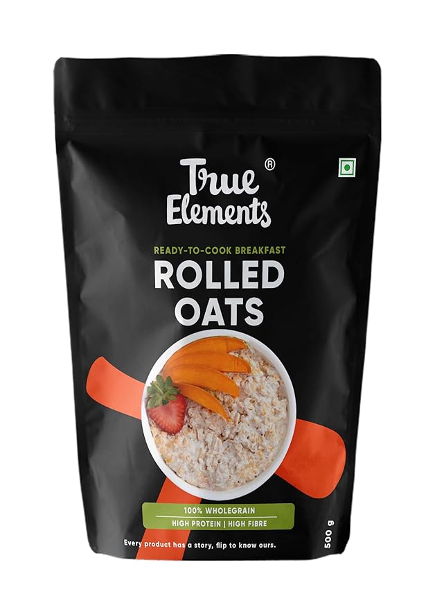 True Elements Gluten Free Rolled Oats 500gm