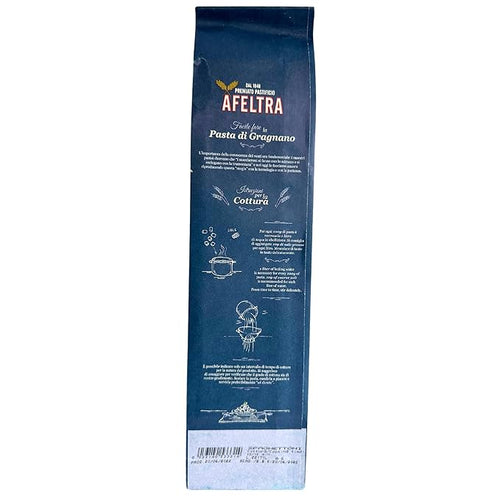 Afeltra Spaghettoni Pasta from Italy 1.1 lb. (500g)(Pack of 2) Spaghetti - Similar to Bucatini - Fettuccine - Linguine - Tagliatelle - Pasta di Gragnano - Bronze Cut - Slow Dried