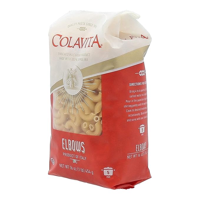 Colavita Pasta - Elbows 1 Pound - Pack of 20