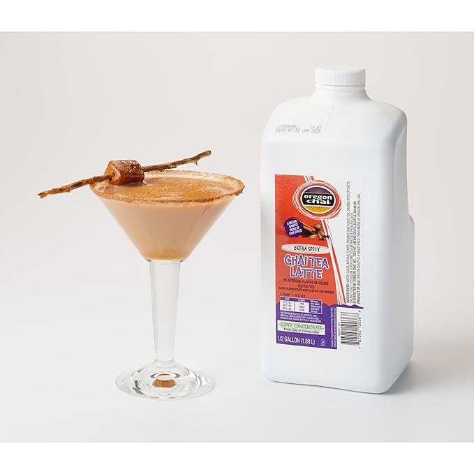 Oregon Chai Extra Spicy Super Concentrate 64 Fluid Ounce (Pack of 1)