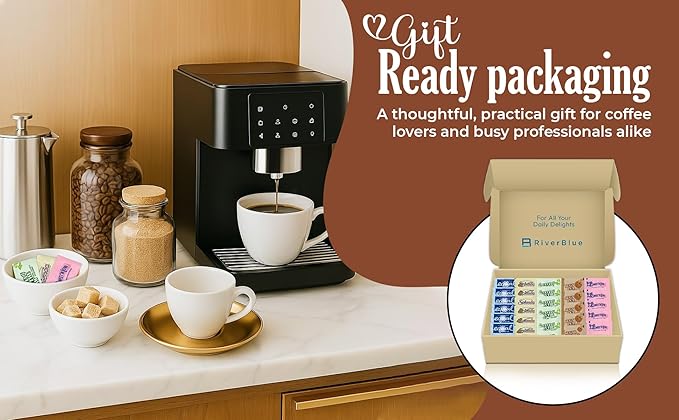 Assorted Sugar and Sweetener Packets for Home Office &amp Travel 350 Pack