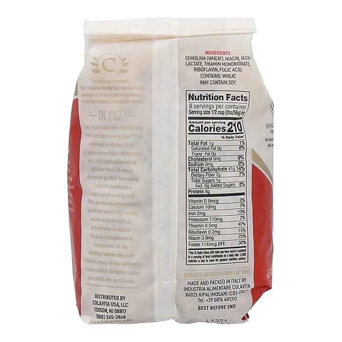 Colavita Pasta - Ditali 1 Pound - Pack of 20