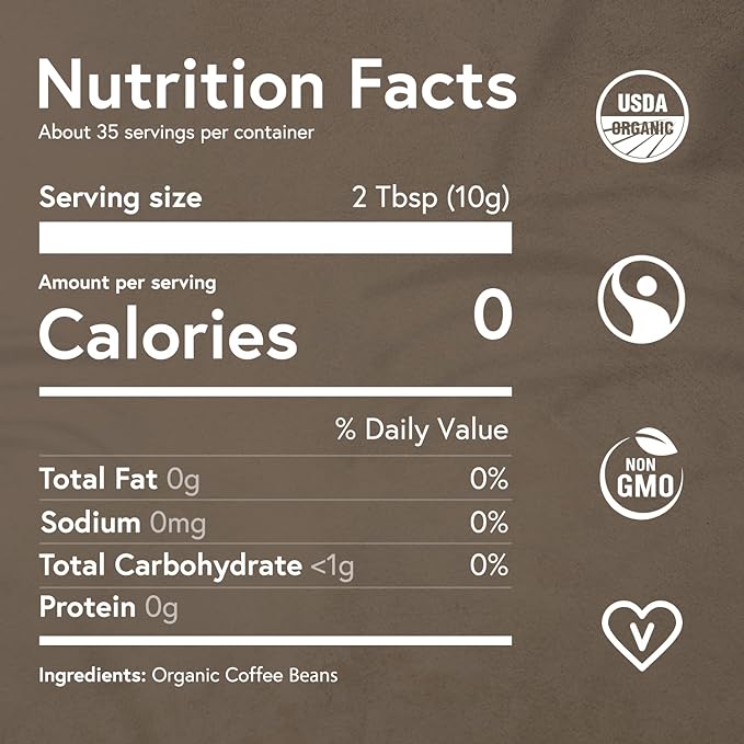 Fabula Coffee Cold Brew Freshly Ground - Organic - Low Acid - Single Origin - Non-GMO - Mold Free - 12 Ounces