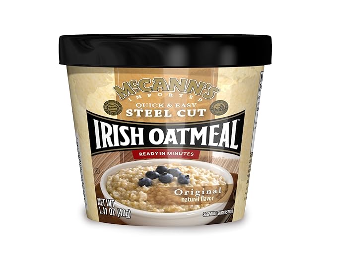 McCann's Irish Oatmeal Instant Oatmeal Cup Original 1.4 Ounce (Pack of 12)