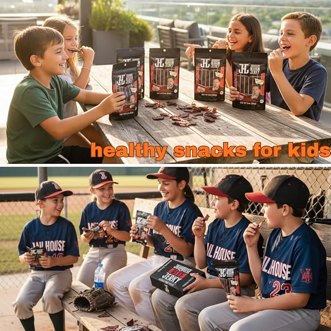 JailHouse Beef Jerky Teriyaki | High-Protein Snacks for adults Gluten-Free Jerky Fuel for Active Lifestyles | Uncut Mob Taste | Your Poker Table Carnivore Snax | The Perfect Gourmet Gift for Men