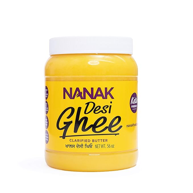 Nanak Pure Desi Ghee Clarified Butter 56-Ounce Jar