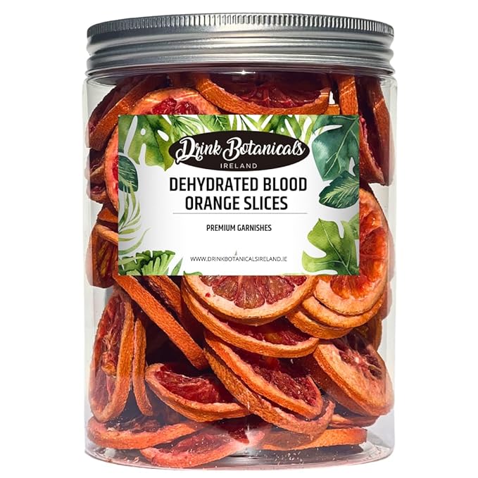 Dried Orange Slices (150G) &amp Dried Blood Orange Slices (150G) Combo Pack for Cocktails Drinks Baking &amp Desserts