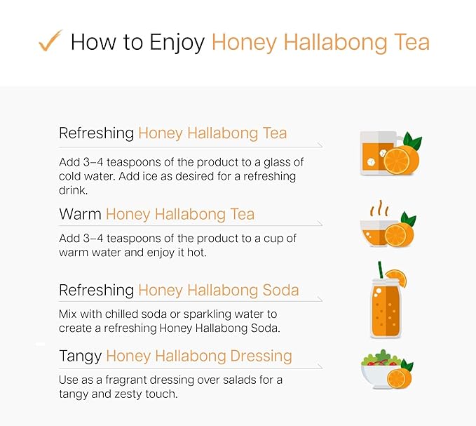 Damtuh Honey Jeju Hallabong Tea 2.2lb (35.3 fl oz) – Traditional Korean Tangerine Marmalade Preserve Sweet Honey Fruit Tea