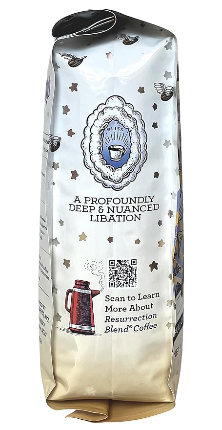 Raven's Brew Coffee Full Bodied Coffee Full City Roast Whole Bean - Resurrection Blend 2-pack of 12oz