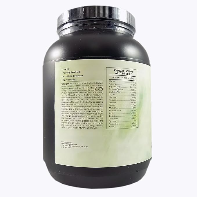 Holly Hill Health Foods Whey Protein Non GMO Vanilla 32 Ounces