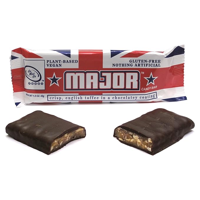 Go Max Go Vegan Candy Bar Major (Pack of 12)