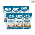 LIVIVA Shirataki Konjac Rice Shaped (6 Pk - 110 oz) – Diabetic-Friendly Low Carb Low Calorie Pasta Noodles Ready to Serve – No Odor Certified Non-GMO Gluten Free Vegan Plant-Based Keto Kosher