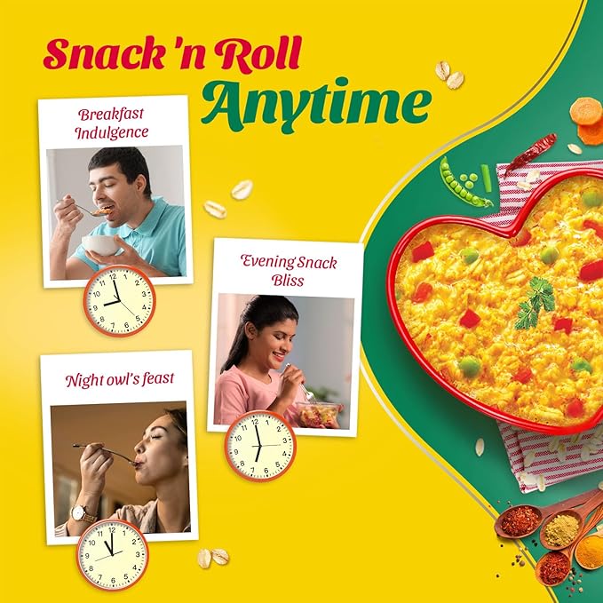 Saffola Masala Oats Veggie Twist 1 Kg