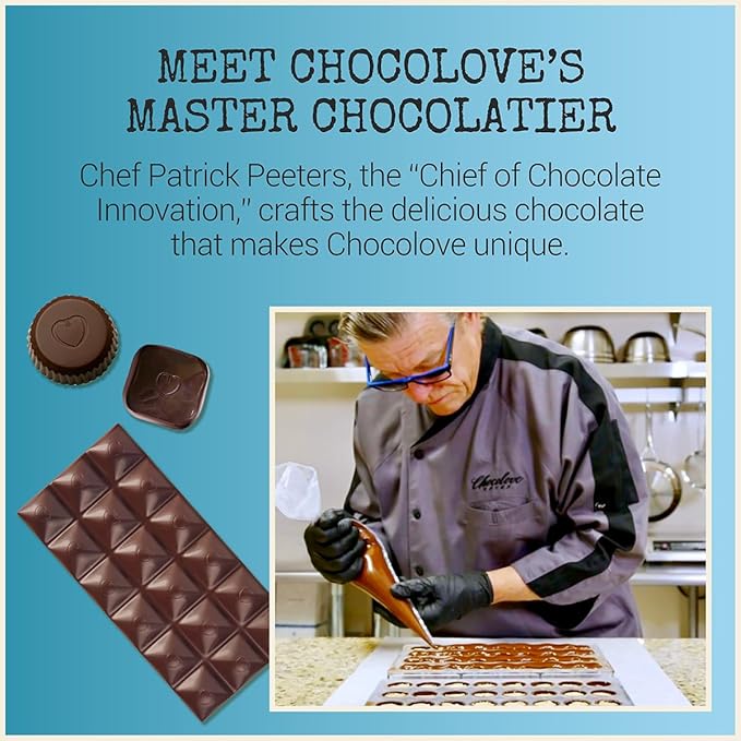 Chocolove Hawaiian Sea Salt Dark Chocolate Bars | 72% Cocoa | Rich and Intense Flavor | Made with Premium Chocolate | Non-GMO &amp Gluten-Free 3.2 oz Bar (12 Pack)