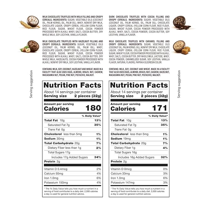 Delicia Duo-Pack Italian Truffles 15.87 Ounce (2 Count)