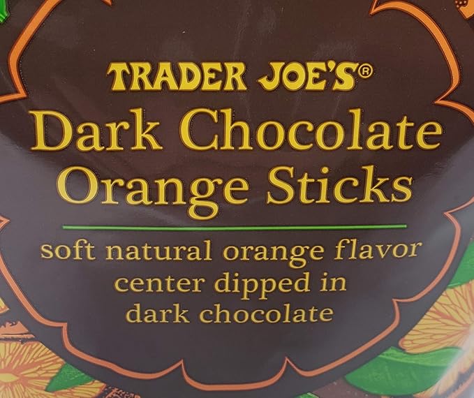 Trader Joe's Dark Chocolate Orange Sticks 10 oz (Pack of 3)