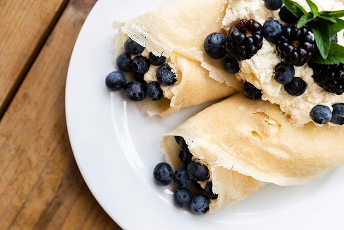 Josie's Best Gluten Free Crepe Mix (free from Soy Nuts &amp Dairy too!) tastes amazing | simple ingredients (BULK 3 PACK- over 3lbs total crepe mix)