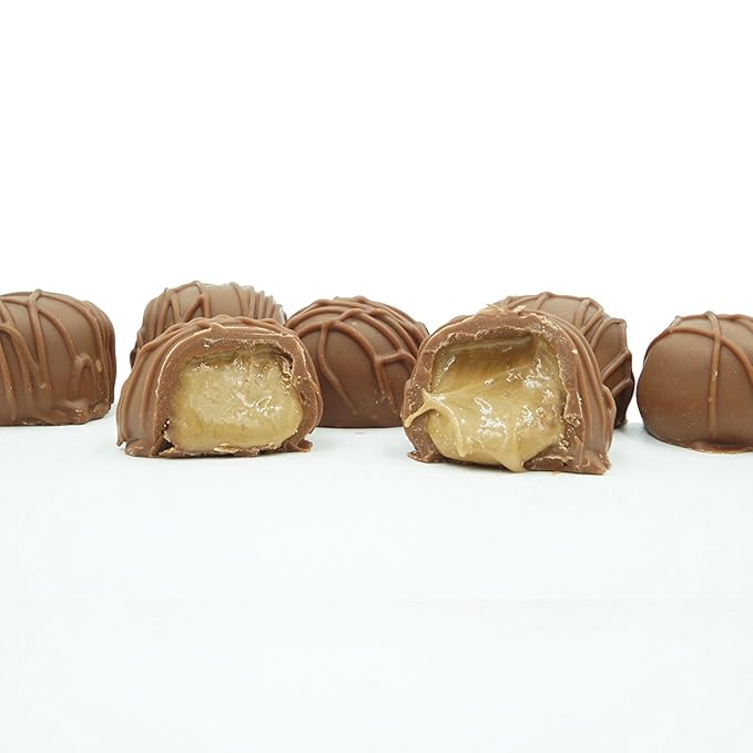 Philadelphia Candies Homemade Coffee Creams Milk Chocolate 1 Pound Gift Box