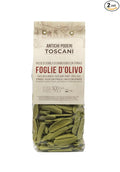 ANTICHI PODERI TOSCANI Handmade Flavored Pasta Spinach Olive Leaves 17.6oz | Imported from Italy Pack of 2