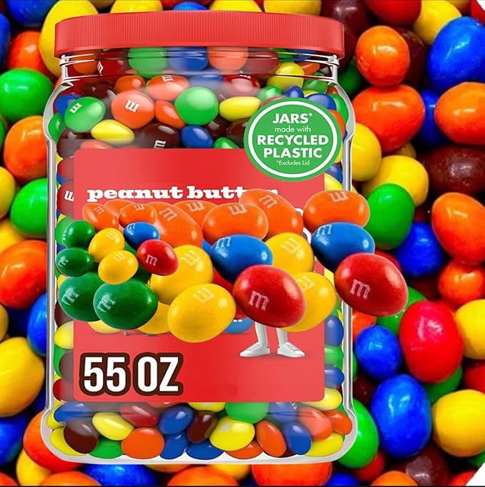 Chocolate Candy Bulk Pantry size Candy - (55 - Ounces Jar Peanut Butter)