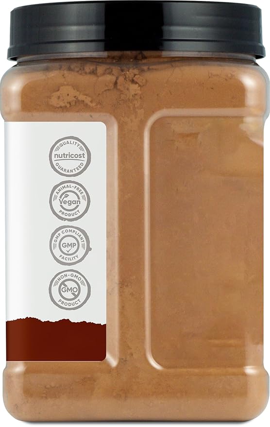 Nutricost Pantry Organic Cocoa Powder (1.5 Pounds Per Bottle) Non GMO Gluten Free Vegan Baking Powder