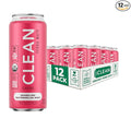 CLEAN Cause Low Calorie Watermelon Mint Sparkling Yerba Mate Tea 160mg Caffeine Organic Low Sugar Healthy Alternative to Energy Drinks (16oz cans 12-Pack Case)