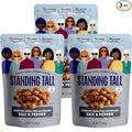 Standing Tall Roasted Soybean – Salt &amp Pepper – 12g protein 2g fiber 0g sugar Plant-Based Vegan Snack Gluten-Free Non-GMO 3 Count Variety Pack 5oz Each (Salt &amp Pepper)