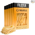 Filotea Tagliatelle Artisan Italian Egg Pasta 5 Pack Traditional Slow Dried Pasta Made with Durum Wheat Semolina Eggs Tagliatelle Noodles Handcrafted Authentic Premium Gourmet Pasta Made in Italy