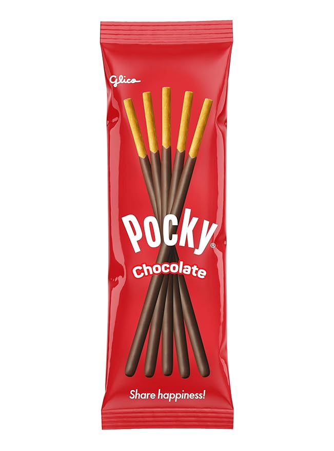 Pocky Chocolate Biscuit Sticks Share Pack – 5 Box Bundle – Japanese Snack with Rich Chocolate Coating – Shareable On-the-Go Treat