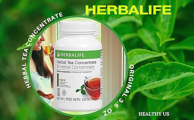 Original Herbal Tea Concentrate by HERBALIFE: Gluten-Free Kosher Certified and No Artificial Flavors or Sweeteners - 3.6 Oz. (102g)
