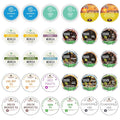 Crazy Cups Assorted Tea Variety Pack Including Green Tea Black Earl Grey &amp Herbal Tea Single Serve Pods for Keurig K Cups Machines 30 Count