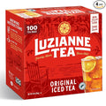 Luzianne Iced Tea Bags Unsweetened 400 Tea Bags (4 Boxes of 100 Count Pack) Specially Blended for Iced Tea Clear &amp Refreshing Home Brewed Summer Picnic Beverage