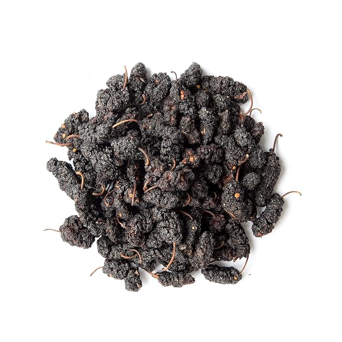 Food to Live Organic Dried Black Mulberries 3 Pounds – Non-GMO Raw Fruit Unsulfured Unsweetened Vegan Mulberry in Bulk. Great for Snacking Desserts and Granola. No Sugar Added.