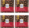 Ritter Sport Dark chocolate with Whole Hazelnuts 3.5-Ounce/100g Bars pack of 4