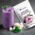 LUNA LATTE TEA TARO &amp COCO / TE HE DE AMAR. NET WT 5.3 oz (150g) 38 cups. Taro Coconut Purple Sweet Potato Cinnamon Vanilla. 100% natural pure powdered does not contain dairy bases does no