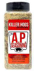 Killer Hogs AP Seasoning Championship BBQ and Grill All Purpose Dry Rub for Beef Steak Burgers Pork and Chicken Salt Pepper Garlic 21.7 oz Shaker