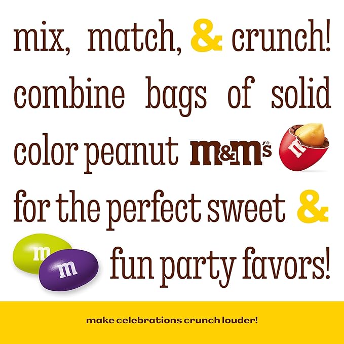 M&ampM’S WORLD Peanut Blue Chocolate Candy 2lbs of Bulk Candy in Resealable Pack for Graduations Weddings 4th of July Birthday Parties Candy Bars Dessert Tables &amp DIY Party Favors