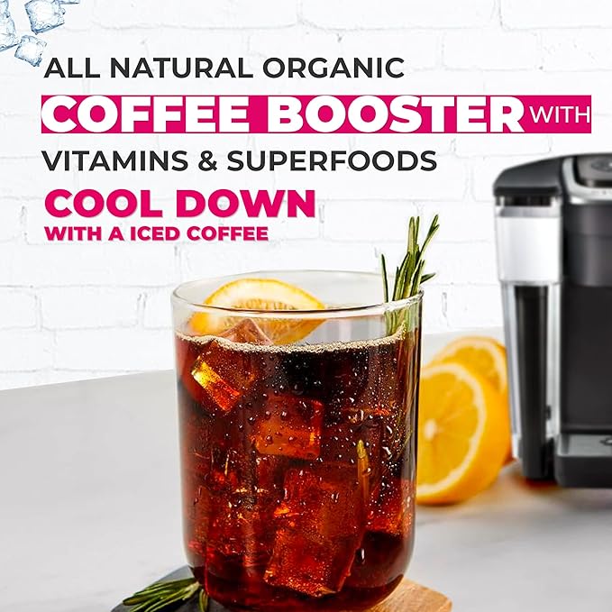 SOLLO Organic Detox Coffee Pods Supports Diet &amp Metabolism with Herbal Extracts Bold Dark Roast Single Serve Pod Compatible with Keurig K-Cup Brewers 24 Ct