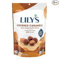 Milk Chocolate Style Caramels By Lily's Sweets | Stevia Sweetened No Added Sugar Low-Carb Keto Friendly | Fair Trade Gluten-Free &amp Non-Gmo | 3.5 oz 3 Pack