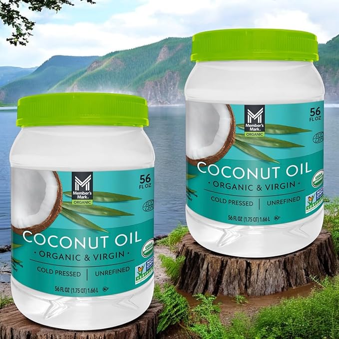 Member Mark Organic Virgin Coconut Oil 56oz. 2pk