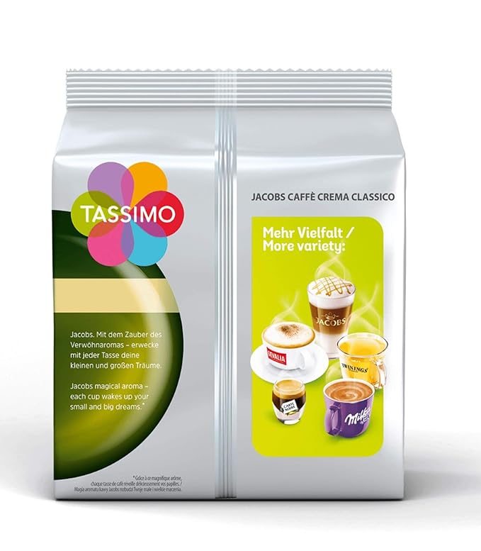 Tassimo Jacobs Caffè Crema Classico Pack of 2 (2x16 servings)