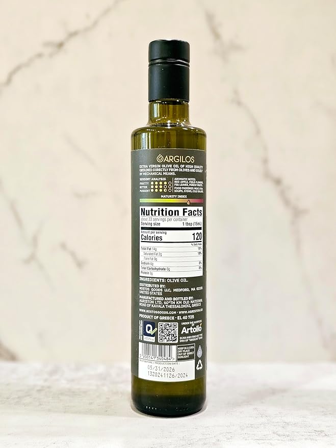 ARGILOS III RIPE Greek Extra Virgin Olive Oil (500ml)