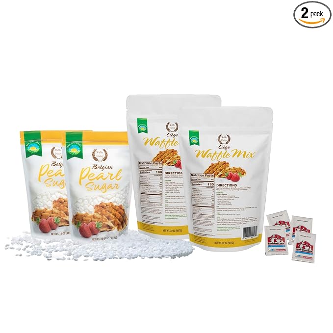 Waffle Pantry Liege Waffle Mix 32 oz (Pack of 2)