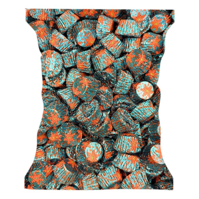 CandyKrave Resees Sugar Cookie Milk Chocolate Candy- (2lb 55 Pieces) Bulk Snack Size Resees Easter Chocolate candy - Individually wrapped PeanutButter candy for Easter Bithday Party &amp Other Ocass