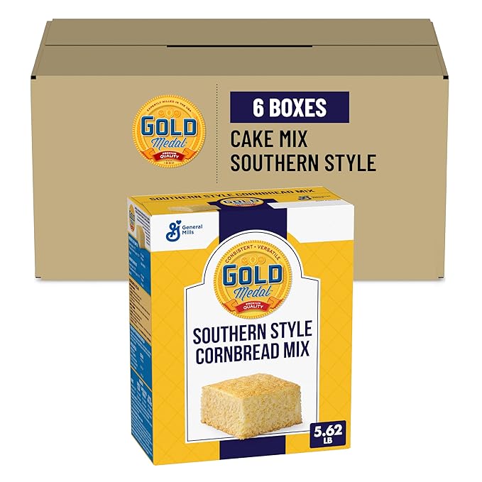 Gold Medal Southern Style Cornbread Mix 5.62 Lb Box (Pack of 6)