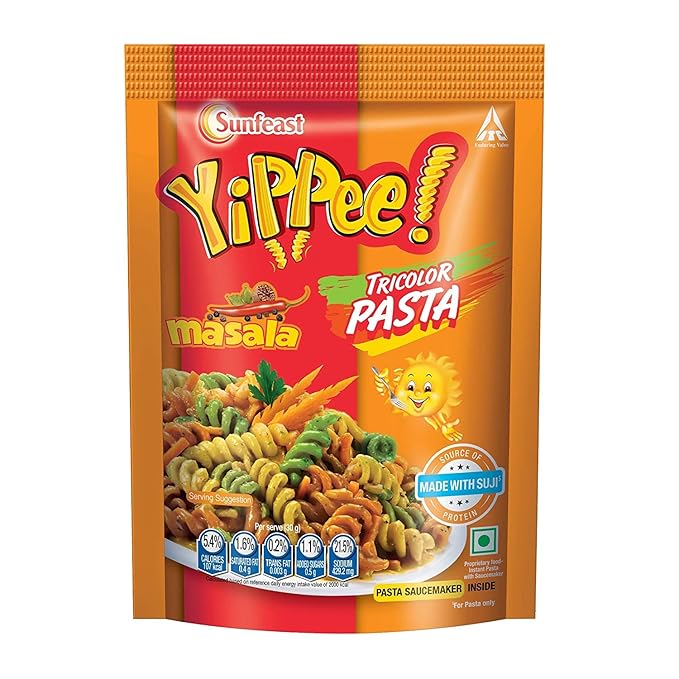BBRATS Sunfeast YiPPee! Tricolor Instant Pasta Masala 65g