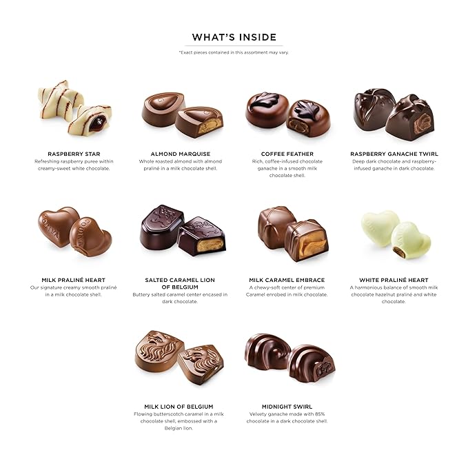 Godiva Chocolatier Thank You Ribbon 18-Piece Assorted Chocolate Gift Box – Gourmet Chocolate Candy Variety Pack – Dark Caramel Milk Chocolate Nuts– Gift Basket for Father’s Day Birthday and Anniver