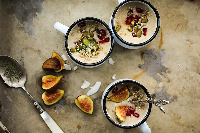 The Great British Porridge Co Gluten Free &amp Vegan Friendly Nutritious Instant Porridge (Blueberry &amp Banana 2-Pack)