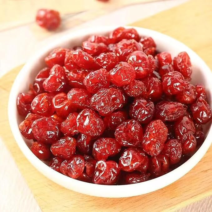 Dried Cherries 280g/9.87OZDried FruitsTart Sweet Whole CherriesHealthy SnacksFor baking.