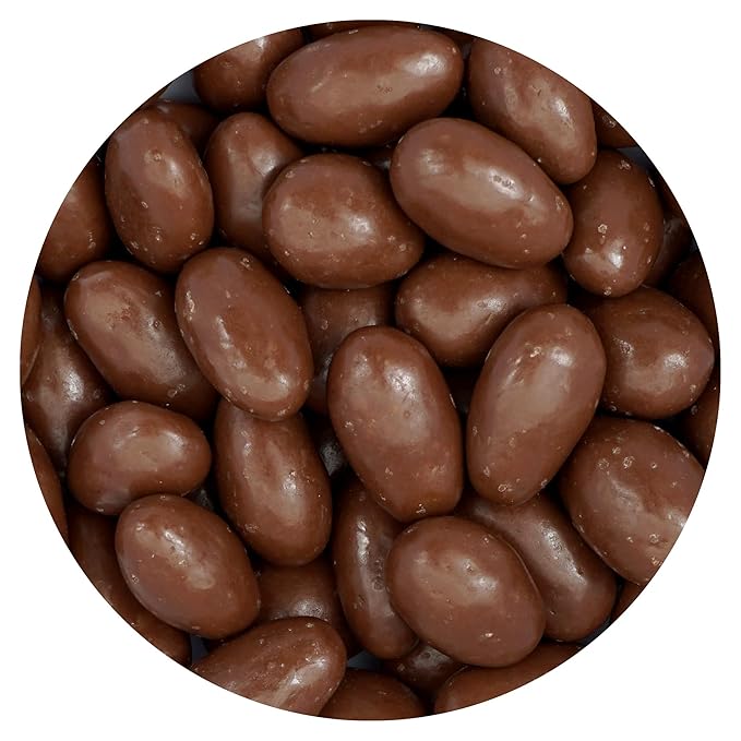 Milk Chocolate Covered Almonds 1 Pound Bulk Bag Chocolate Covered Nuts The Hampton Popcorn &amp Candy Company